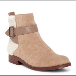 Kelsi Dagger shearling Moto boots Brooklyn Clermont. Size 9 1/2.